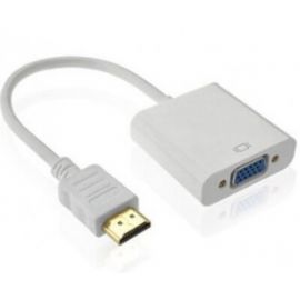 Convertidor HDMI a VGA BROBOTIXVGA (D-Sub), HDMI, Macho/hembra, Color blanco