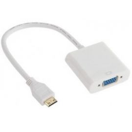Convertidor HDMI a VGA BROBOTIXMini-HDMI, VGA (D-Sub), Color blanco