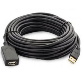 Cable USB BROBOTIX 150153Macho/hembra, 10 m, Negro