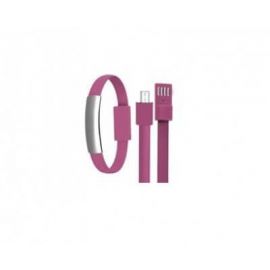 Cable USB a Micro B BROBOTIX 161297RUSB, Micro USB, Rosa