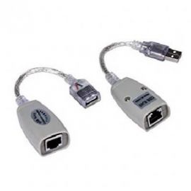 Extensor USB RJ45 1 VIA CAT5E 45 MT BROBOTIX 171056, 1, Beige