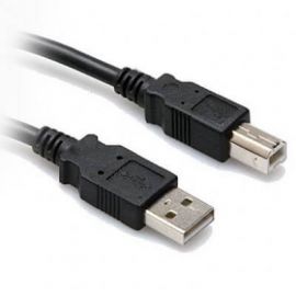 CABLE USB BROBOTIX V2.0 A-B NEGRO 1.50 MTS, USB A, USB B, Macho/Macho, 1,5 m, Negro