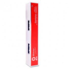 HUB USB BROBOTIX 180727-6, USB, Rojo, 4 puertos