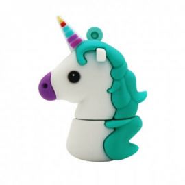 MEMORIA FLASH USB 32GB, UNICORNIO AZUL BROBOTIX 190432-30, 32 GB, USB tipo A