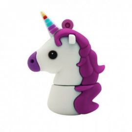MEMORIA FLASH USB 32GB, UNICORNIO MORADO BROBOTIX 190432-32, 32 GB, USB tipo A