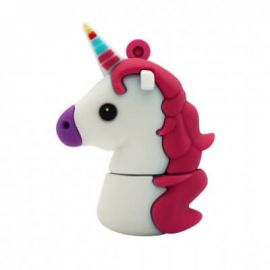 MEMORIA FLASH USB 32GB, UNICORNIO ROSA BROBOTIX 190432-33, 32 GB, USB tipo A