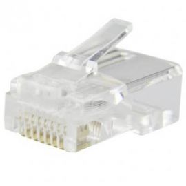 PLUG RJ45 BROBOTIX 240106, CAT6, 8 POSICIONES, CAJA CON 50 PZAS