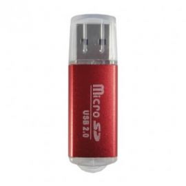 Lectores de Memorias BROBOTIX 345673R480 Mbit/s, Rojo, USB 2.0