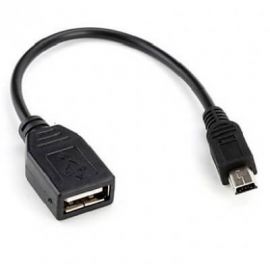 Cable BROBOTIX CABLE OTG MINI USB A USB TIPO A HEMBRA , USB, Hembra, Negro