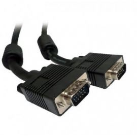 Cable VGA 15M M-M BROBOTIX 53101515 m, SVGA Macho, SVGA Macho, Negro