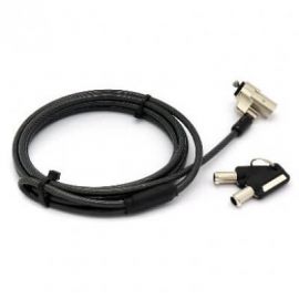 Candado Wedge Para Laptop BROBOTIXLlave Redonda, Negro, 1.8 m, Laptops