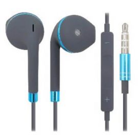 Audífono aislador de ruido para IPhone BROBOTIX 764632, Azul, Alámbrico, 3.5 mm, 115 cm