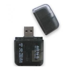 Lector USB BROBOTIX 896523NNegro, USB 2.0