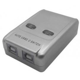 Multiplexor Automático USB 1 a 2 BROBOTIX 912002USB, Gris