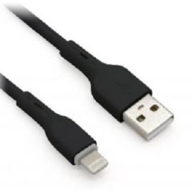 Cable Lightning BROBOTIX 963158, USB V2.0., Lightning, Negro, 1m