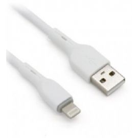 Cable Lightning BROBOTIX 963165, USB V2.0., Lightning., Blanco, 1m