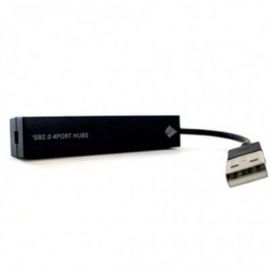 Hub USB BROBOTIXUSB 2.0, Negro, 4 puertos