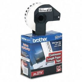 Etiquetas BROTHER DK2214Color blanco