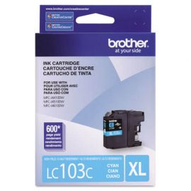 Cartucho BROTHER LC103CCian, Inyección de tinta, Ampolla