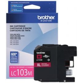 Cartucho de Tinta Brother Magenta Lc103M para Rendimiento de 600 Impresiones