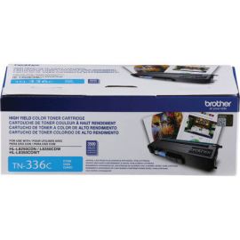 Toner Brother Cyan Tn336C Alto Rendimiento 3500 Paginas