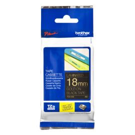 Brother TZe-344 cinta para impresora de etiquetas Oro sobre negro