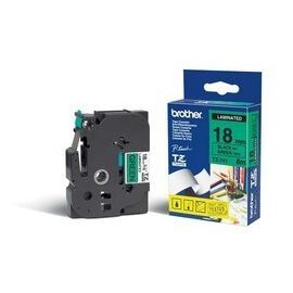 Cinta Laminada BROTHER TZE741TZe, Transferencia térmica, Negro sobre Verde