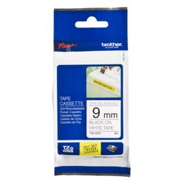 Cinta BROTHER TZES221TZ, Negro sobre blanco