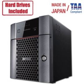 Nas 4 Bahías Terastation 3410Dn Series, 12Tb (Incluye 4 Hdd De 3Tb) Raid 0/1/5/6/10, Sistema De Almacenamiento En Red Rj-45 Gigabit 2X,Usb 3.0 2X, Compatible Con Windows, Windows Server & Mac, Novastor Para Copias De Seguridad