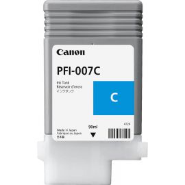 Canon Ink Tank Pfi-007C Dye Cyan Ink Tank 90Ml