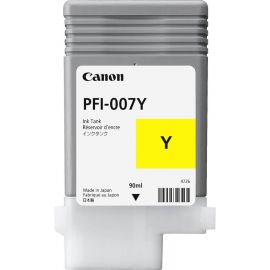 Canon Ink Tank Pfi-007Y Dye Yellow Ink Tank 90Ml 