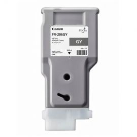 Tanque de tinta CANON PFI-206GYGris, Inyección de tinta, Ampolla