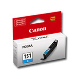 Cartucho Canon Cli-151 Cyan para Ix6810, Ip7210, Ip8710, Mg5410/Mg6310, Mg6410, Mg6610, Mg7110, Mg7510, Mx721, Mx921,