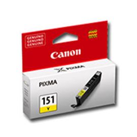 Cartucho CANON CLI-151 YAmarillo, Inyección de tinta, Caja