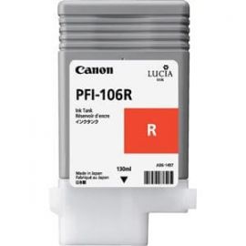 Tanque de tinta CANON PFI-106 RRojo, Inyección de tinta, Ampolla