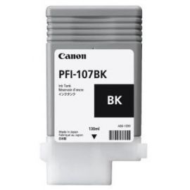 Tanque de Tinta Canon Negro Pfi-107Bk, 130Ml Dye Compatible con 670/680/685/770/780/785