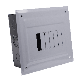 Centro de Carga para Empotrar, 06 Polos, 60 A, 1 Fase 3 Hilos, 120/240 V AC, 60Hz