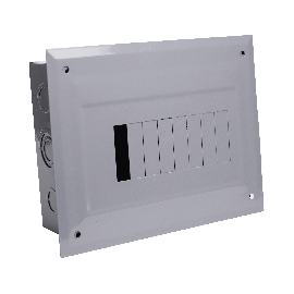 Centro de Carga para Empotrar, 08 Polos, 100 A, 1 Fase 3 Hilos, 120/240 V AC, 60Hz