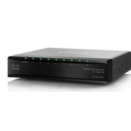 Switch CISCO SF110D-08 - Negro, 10/100 Base-T(X)