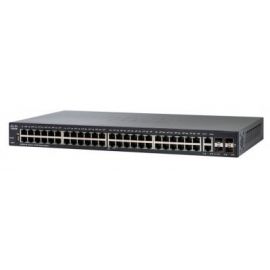 Switch Cisco Smb Fast Ethernet, 48 Puertos 10/100Mbps + 2 Puertos SFP, 17.6 Gbit/S, 16.384 Entrada, Gestionado