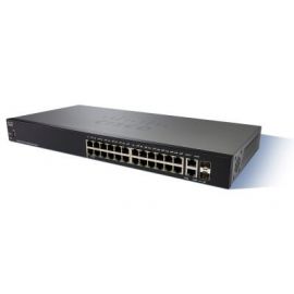 Switch Cisco Smb 24 Puertos 10/100/1000Mbps + 2 Puertos SFP, Smart (Remplazo del Slm2024T-Na)