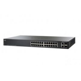 Switch Cisco Smb, 24 Puertos, 10/100/1000 Mbps, Administrrable, 2 Puertos SFP, Rack56 Gbit/S
