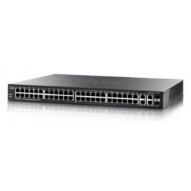Switch gigabit de 52 puertos CISCO SG350-52MP-K9-NA, Negro, RJ45, 858 W, 52, Cat5,Cat6,Cat7