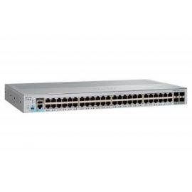 Switch 48 puertos CISCO C2960L-48TS-LL, Gris, 41,1 W, 48, RJ-45