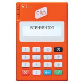 Dispositivo para cobro con tarjeta CLIP 7503023290173, Teclado numérico, Naranja