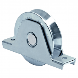 Rueda de 10 cm / Capacidad Para Puertas de Hasta 380 kg / Canal Tipo "V"