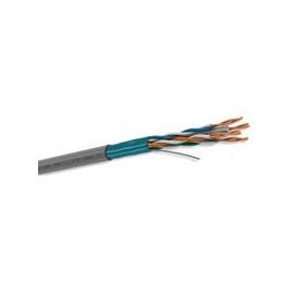 Bobina F/UTP Cat6A Condumex Blindada CMR/4 Pares, 23 AWG/100% Cobre Solido/305 Mts, Aisla Polietileno Alta Densidad/Azul