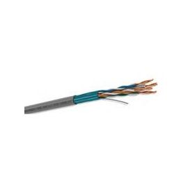Bobina F/UTP Cat6A Condumex Blindada CMR/4 Pares, 23 AWG/100% Cobre Solido/305 Mts, Aisla Polietileno Alta Densidad/Gris