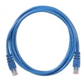 Cable de Red UTP Cat.5E Condunet, 24 AWG, Conductor Multifilar, 2 M, Emp. Individula, Color Azul