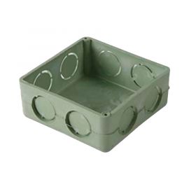 Caja cuadrada de 1/2  para instalaciones con tuberia PVC Conduit pesado